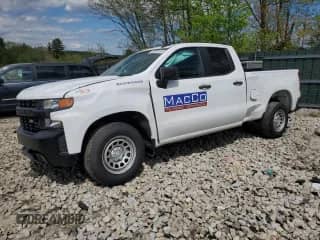2021 Chevrolet Silverado 1500 Work Truck with VIN 1GCRWAEK9MZ308792, listed as a Copart auction lot 50789164 with 59,611 mi miles and Salvage title. Bid and sale history available at DreamBid. Image 1.