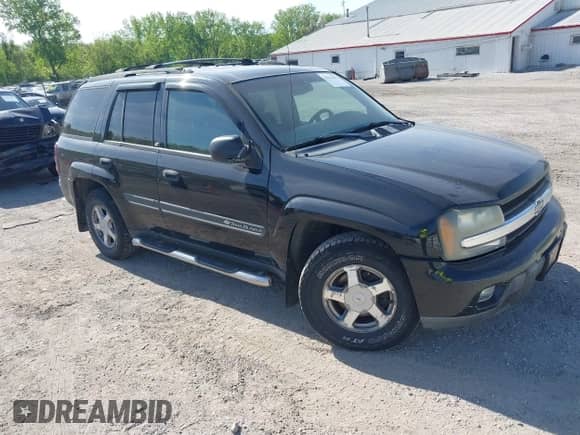 2002 Chevrolet TrailBlazer LS z VIN 1GNDT13S922128652, wystawiony jako IAAI lot #42212905 z przebiegiem 213 734 mil mil oraz . Historia ofert i sprzedaży dostępna na DreamBid. Obrazek 1.
