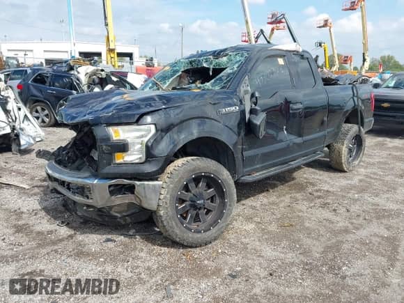 2016 Ford F-150 XL with VIN 1FTFX1EF9GKF26697, listed as a IAAI auction lot 43302328 with 149,873 mi miles and . Bid and sale history available at DreamBid. Image 2.