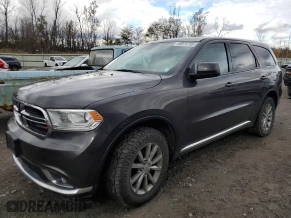 2017 Dodge Durango SXT с VIN 1C4RDJAG9HC806166, выставлен на аукционе Copart как лот 90076755 с пробегом 160 595 миль миль и Чистый • Clean title. История ставок и продаж доступна на DreamBid. Изображение 1.