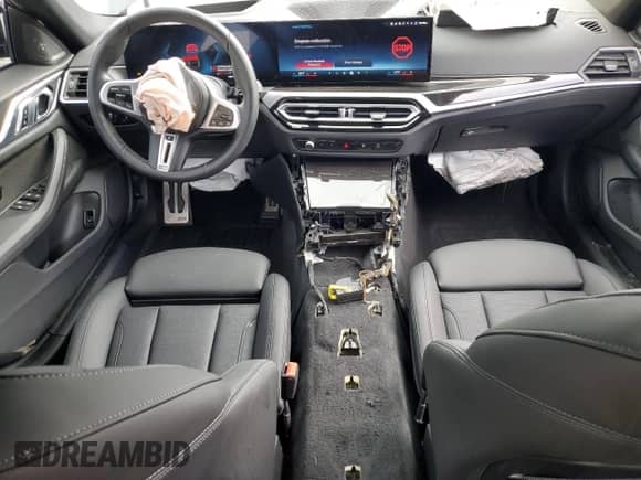 2024 BMW i4 M50 with VIN WBY33AW03RFS37382, listed as a Copart auction lot 67782145 with 19,311 mi miles and Salvage title. Bid and sale history available at DreamBid. Image 8.