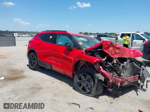 2023 Chevrolet Blazer LT with VIN 3GNKBCR45PS103693, listed as a IAAI auction lot 42835486 with Not provided miles and . Bid and sale history available at DreamBid. Image 1.