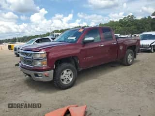 2014 Chevrolet Silverado 1500 LT z VIN 1GCVKREC8EZ251309, wystawiony jako Copart lot #68493625 z przebiegiem Nie podano mil oraz Szkoda całkowita • Salvage title. Historia ofert i sprzedaży dostępna na DreamBid. Obrazek 1.