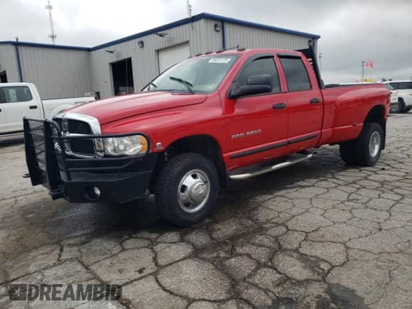 2005 Dodge 3500 SLT with VIN 3D7MS48C85G769856, listed as a Copart auction lot 58231725 with 196,517 mi miles and Salvage title. Bid and sale history available at DreamBid. Image 1.