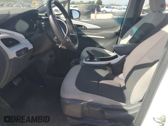 2021 Chevrolet Bolt EV LT with VIN 1G1FY6S07M4114734, listed as a Copart auction lot 70752445 with 27,672 mi miles and Salvage title. Bid and sale history available at DreamBid. Image 7.