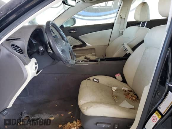 2010 Lexus IS 250 with VIN JTHBF5C22A5112433, listed as a Copart auction lot 67682065 with Not provided miles and Clean title. Bid and sale history available at DreamBid. Image 7.