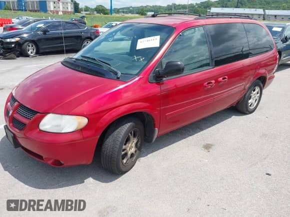 2004 Dodge Caravan SXT with VIN 2D4GP44L34R542214, listed as a IAAI auction lot 42746119 with 200,614 mi miles and . Bid and sale history available at DreamBid. Image 2.