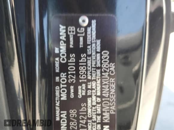 1999 Hyundai Accent L with VIN KMHVD14N4XU428030, listed as a Copart auction lot 65271195 with 151,064 mi miles and Salvage title. Bid and sale history available at DreamBid. Image 13.