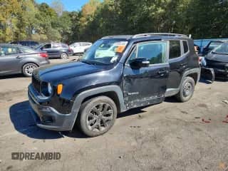 2018 Jeep Renegade Latitude with VIN ZACCJABB3JPG85704, listed as a Copart auction lot 87034165 with 126,288 mi miles and Salvage title. Bid and sale history available at DreamBid. Image 1.