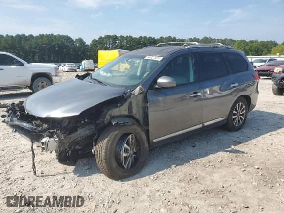 2016 Nissan Pathfinder SL with VIN 5N1AR2MNXGC662703, listed as a Copart auction lot 65927885 with Not provided miles and Salvage title. Bid and sale history available at DreamBid. Image 1.