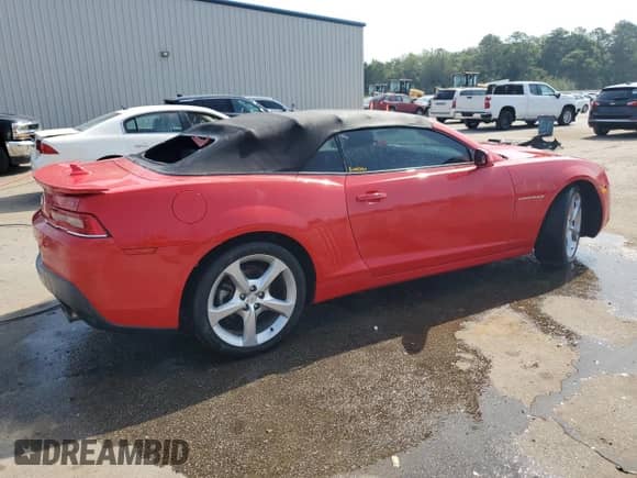 2015 Chevrolet Camaro LT с VIN 2G1FF3D3XF9216802, выставлен на аукционе Copart как лот 57142505 с пробегом 111 459 миль миль и Списание • Salvage title. История ставок и продаж доступна на DreamBid. Изображение 3.