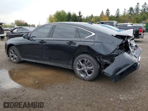 2024 Honda Accord EX with VIN 1HGCY1F33RA800622, listed as a Copart auction lot 81645945 with 72,348 mi miles and Salvage title. Bid and sale history available at DreamBid. Image 2.