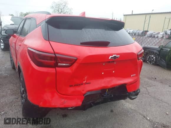 2023 Chevrolet Blazer RS с VIN 3GNKBKRS8PS155103, выставлен на аукционе IAAI как лот 42231530 с пробегом 21 751 миль миль и . История ставок и продаж доступна на DreamBid. Изображение 16.