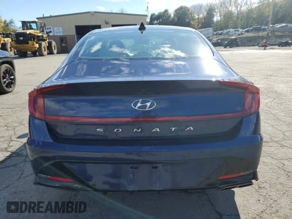 2021 Hyundai Sonata SEL with VIN 5NPEL4JAXMH092075, listed as a Copart auction lot 85869625 with 47,904 mi miles and Salvage title. Bid and sale history available at DreamBid. Image 6.