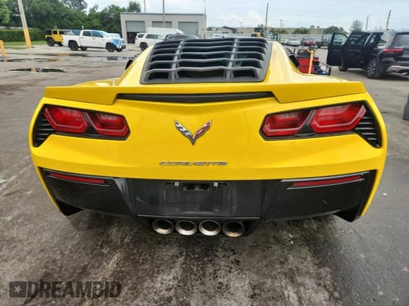 2014 Chevrolet Corvette Z51 3LT with VIN 1G1YM2D7XE5101804, listed as a Copart auction lot 80077985 with 55,821 mi miles and Salvage title. Bid and sale history available at DreamBid. Image 6.