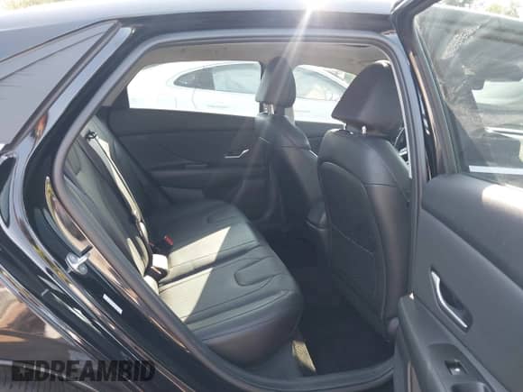 2023 Hyundai Elantra Limited with VIN KMHLP4AG7PU521758, listed as a IAAI auction lot 43273536 with 27,510 mi miles and . Bid and sale history available at DreamBid. Image 8.