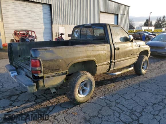 1994 Dodge 1500 with VIN 3B7HF16Z1RM555174, listed as a Copart auction lot 50260145 with 147,885 mi miles and Salvage title. Bid and sale history available at DreamBid. Image 3.