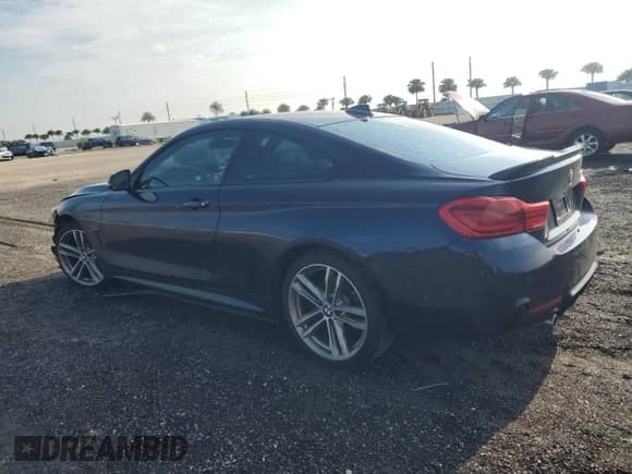 2018 BMW 4 Series 440i z VIN WBA4W7C57JAB93484, wystawiony jako Copart lot #71262405 z przebiegiem 56 522 mil mil oraz Szkoda całkowita • Salvage title. Historia ofert i sprzedaży dostępna na DreamBid. Obrazek 2.