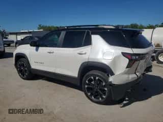 2025 Chevrolet Equinox FWD RS z VIN 3GNAXLEG1SL160473, wystawiony jako Copart lot #49573395 z przebiegiem 698 mil mil oraz Szkoda całkowita • Salvage title. Historia ofert i sprzedaży dostępna na DreamBid. Obrazek 2.