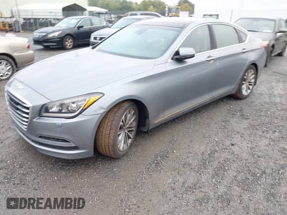 2015 Hyundai Genesis 3.8L с VIN KMHGN4JEXFU079384, выставлен на аукционе IAAI как лот 43178136 с пробегом Не указан миль и . История ставок и продаж доступна на DreamBid. Изображение 2.
