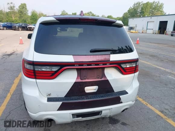 2018 Dodge Durango R/T with VIN 1C4SDJCT9JC443403, listed as a IAAI auction lot 42463528 with 180,332 mi miles and . Bid and sale history available at DreamBid. Image 16.
