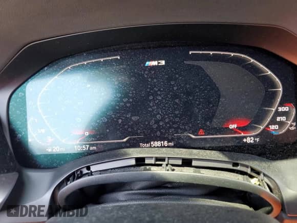 2022 BMW M3 Competition xDrive с VIN WBS43AY09NFL94341, выставлен на аукционе Copart как лот 67458375 с пробегом 58 816 миль миль и Списание • Salvage title. История ставок и продаж доступна на DreamBid. Изображение 9.