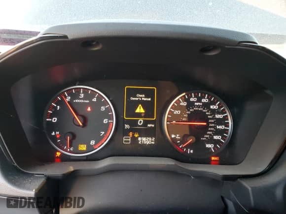 2023 Subaru WRX with VIN JF1VBAA65P9823639, listed as a Copart auction lot 41861455 with 21,990 mi miles and Salvage title. Bid and sale history available at DreamBid. Image 9.