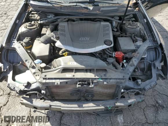 2013 Hyundai Genesis Coupe R-Spec with VIN KMHHU6KJ5DU104090, listed as a Copart auction lot 77754234 with 100,939 mi miles and Salvage title. Bid and sale history available at DreamBid. Image 11.