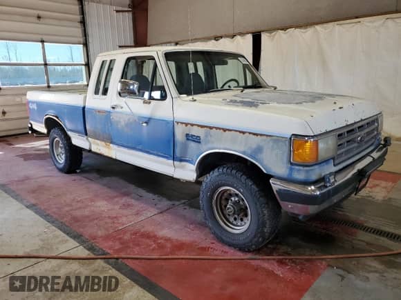 1991 Ford F-150 with VIN 1FTEX14N5MKA65336, listed as a Copart auction lot 83848935 with 265,150 mi miles and Salvage title. Bid and sale history available at DreamBid. Image 4.