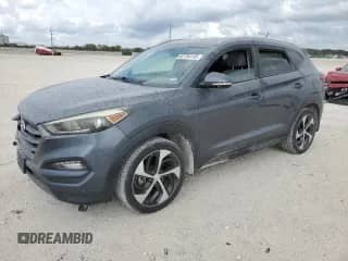 2016 Hyundai Tucson Sport with VIN KM8J33A23GU232085, listed as a Copart auction lot 82734115 with 247,243 mi miles and Clean title. Bid and sale history available at DreamBid. Image 1.
