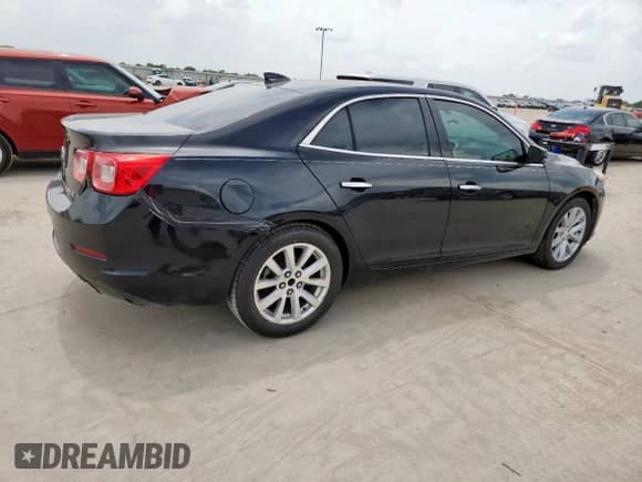 2015 Chevrolet Malibu LTZ with VIN 1G11F5SL6FF338119, listed as a Copart auction lot 63244665 with Not provided miles and Salvage title. Bid and sale history available at DreamBid. Image 3.