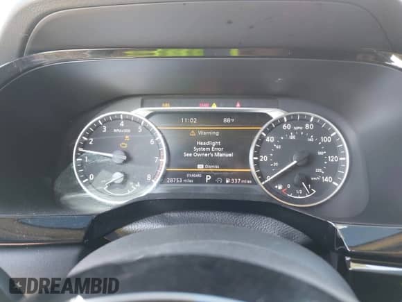 2024 Nissan Pathfinder SL with VIN 5N1DR3CB7RC227165, listed as a IAAI auction lot 43015108 with 28,753 mi miles and . Bid and sale history available at DreamBid. Image 7.