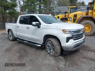 2023 Chevrolet Silverado 1500 LTZ with VIN 1GCUDGEDXPZ199056, listed as a IAAI auction lot 41920344 with 31,978 mi miles and . Bid and sale history available at DreamBid. Image 1.