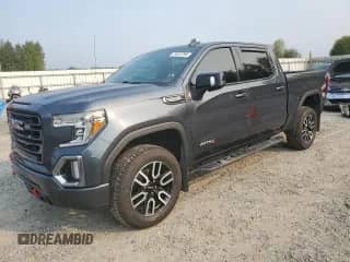 2021 GMC Sierra 1500 AT4 z VIN 1GTP9EEL1MZ427709, wystawiony jako Copart lot #71612795 z przebiegiem 46 262 mil mil oraz Szkoda całkowita • Salvage title. Historia ofert i sprzedaży dostępna na DreamBid. Obrazek 1.