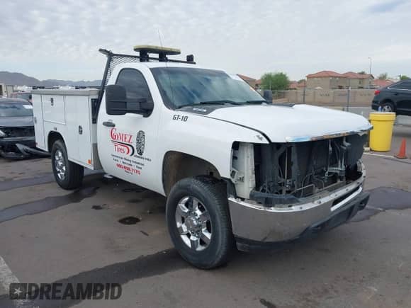 2011 Chevrolet Silverado 2500HD Work Truck with VIN 1GB0CVCG0BF244801, listed as a IAAI auction lot 42866464 with 268,723 mi miles and . Bid and sale history available at DreamBid. Image 1.