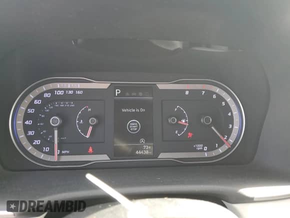 2022 Hyundai Tucson SEL with VIN 5NMJBCAE3NH088673, listed as a Copart auction lot 84919445 with 44,438 mi miles and Salvage title. Bid and sale history available at DreamBid. Image 9.