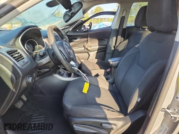 2017 Jeep Compass Sport with VIN 3C4NJDAB8HT656150, listed as a Copart auction lot 81692155 with 262,608 mi miles and Salvage title. Bid and sale history available at DreamBid. Image 7.