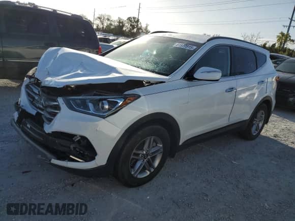 2018 Hyundai Santa Fe 2.4L с VIN 5XYZU3LB4JG514696, выставлен на аукционе Copart как лот 81977915 с пробегом Не указан миль и Списание • Salvage title. История ставок и продаж доступна на DreamBid. Изображение 1.