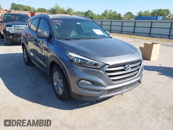 2016 Hyundai Tucson SE z VIN KM8J33A41GU143214, wystawiony jako IAAI lot #43452439 z przebiegiem 116 650 mil mil oraz . Historia ofert i sprzedaży dostępna na DreamBid. Obrazek 1.