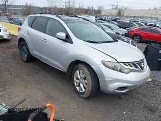 2011 Nissan Murano SL with VIN JN8AZ1MW1BW186151, listed as a IAAI auction lot 41876579 with 154,710 mi miles and . Bid and sale history available at DreamBid. Image 1.