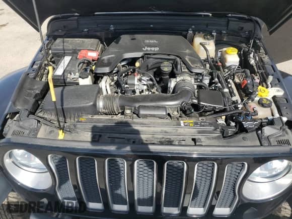 2021 Jeep Wrangler Unlimited Sahara с VIN 1C4HJXEG4MW503063, выставлен на аукционе Copart как лот 45456115 с пробегом 75 071 миль миль и Списание • Salvage title. История ставок и продаж доступна на DreamBid. Изображение 12.