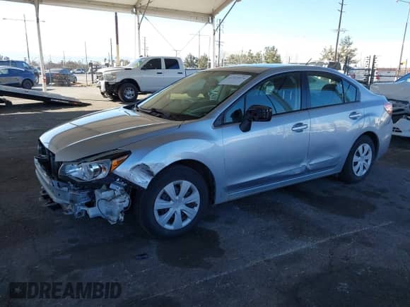 2015 Subaru Impreza with VIN JF1GJAA62FG012595, listed as a IAAI auction lot 41323974 with 70,106 mi miles and . Bid and sale history available at DreamBid. Image 2.