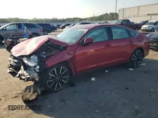 2025 Honda Accord Touring with VIN 1HGCY2F82SA021915, listed as a Copart auction lot 67457755 with 13,016 mi miles and Salvage title. Bid and sale history available at DreamBid. Image 1.