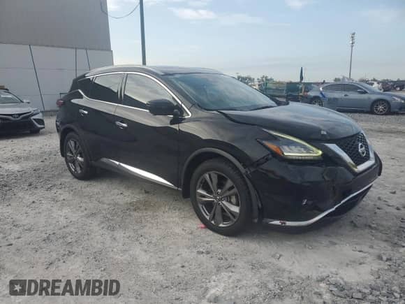 2020 Nissan Murano Platinum z VIN 5N1AZ2DJ1LN158956, wystawiony jako Copart lot #65928395 z przebiegiem 44 299 mil mil oraz Szkoda całkowita • Salvage title. Historia ofert i sprzedaży dostępna na DreamBid. Obrazek 4.