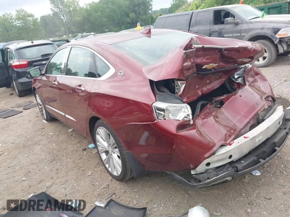 2016 Chevrolet Impala LTZ with VIN 1G1145S33GU140617, listed as a IAAI auction lot 42943005 with 73,057 mi miles and . Bid and sale history available at DreamBid. Image 3.