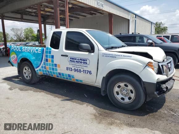 2020 Nissan Frontier S with VIN 1N6ED0CE4LN718642, listed as a Copart auction lot 55818775 with 20,042 mi miles and Salvage title. Bid and sale history available at DreamBid. Image 4.