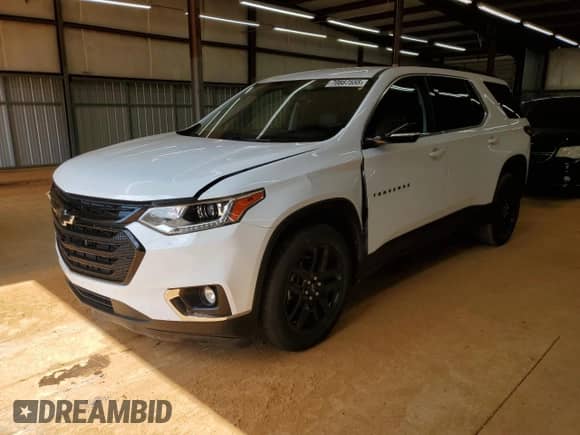 2019 Chevrolet Traverse LT with VIN 1GNERHKW5KJ172010, listed as a Copart auction lot 70887555 with 97,215 mi miles and Salvage title. Bid and sale history available at DreamBid. Image 1.