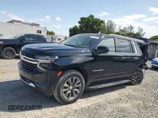 2024 Chevrolet Suburban с VIN 1GNSCBKT1RR373664, выставлен на аукционе Copart как лот 52487605 с пробегом 16 214 миль миль и Списание • Salvage title. История ставок и продаж доступна на DreamBid. Изображение 1.