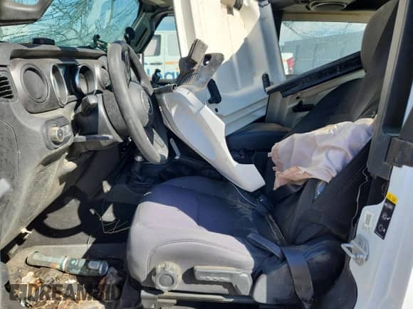 2021 Jeep Wrangler Sport S with VIN 1C4GJXAG9MW791115, listed as a Copart auction lot 81682295 with 60,136 mi miles and Salvage title. Bid and sale history available at DreamBid. Image 7.