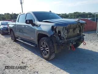 2020 GMC Sierra 1500 AT4 with VIN 3GTP9EEL2LG435011, listed as a IAAI auction lot 43002297 with 97,073 mi miles and . Bid and sale history available at DreamBid. Image 1.